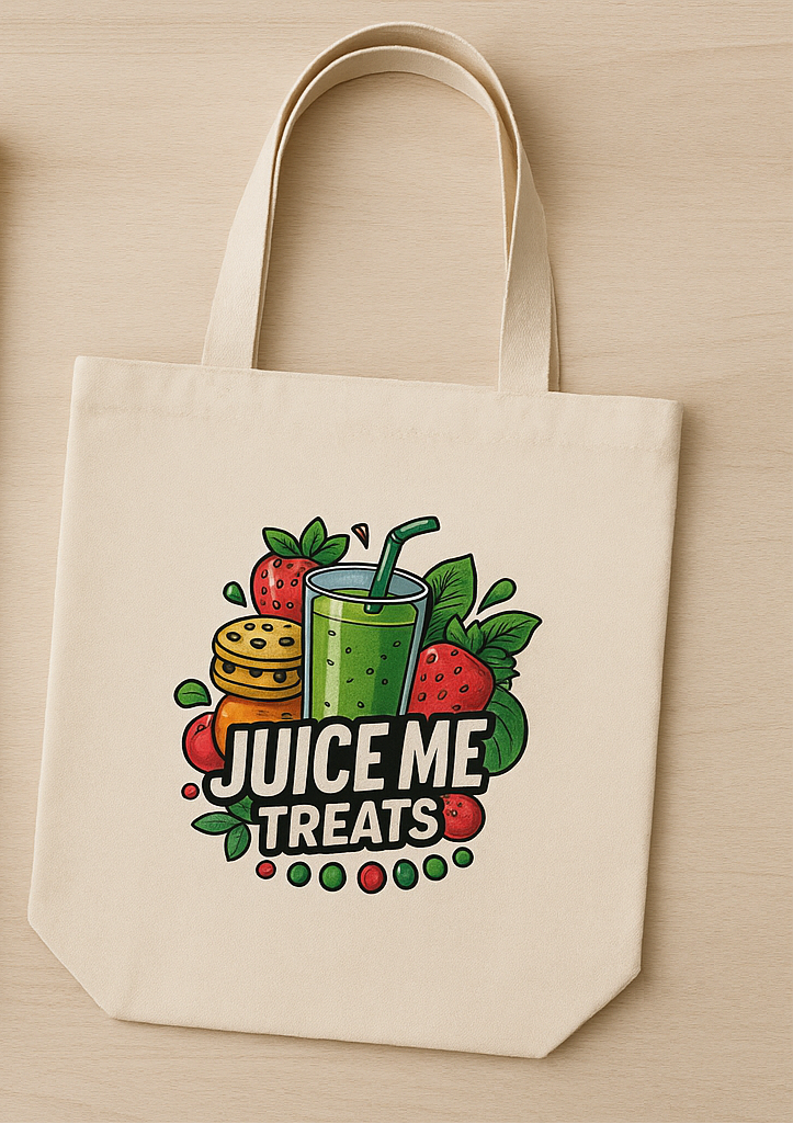Juice Me Treats Reusable Grocery Bag