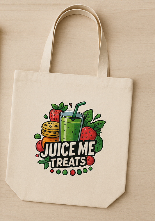 Juice Me Treats Reusable Grocery Bag
